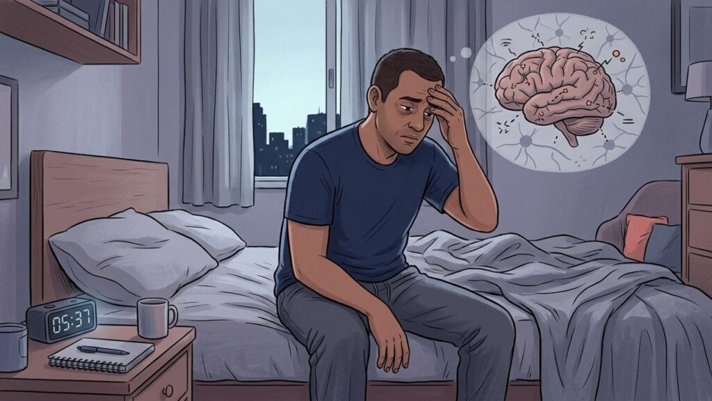 O sono curto acumula prejuízos cerebrais mesmo quando o cansaço parece leve.