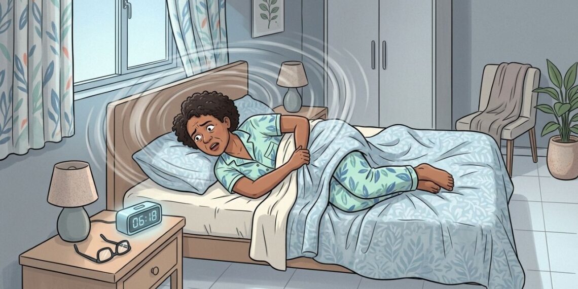 Virar na cama e sentir o quarto girar por segundos pode indicar vertigem posicional