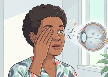 Ver flashes de luz e muitas moscas volantes de repente não é apenas cansaço visual: pode indicar uma alteração importante na retina