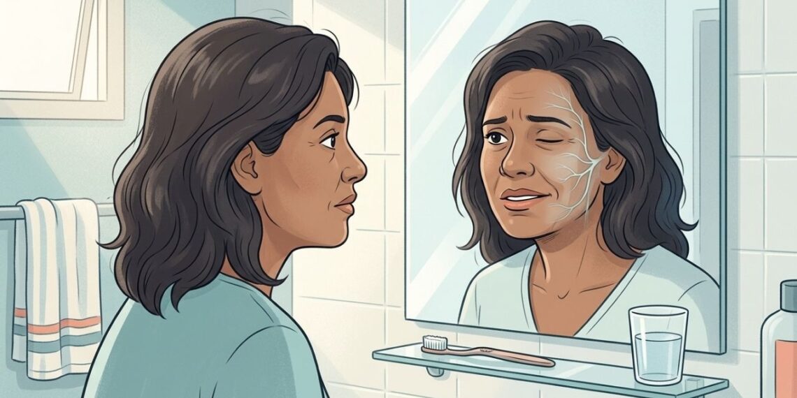 Sorriso torto e dificuldade repentina para fechar um dos olhos podem indicar paralisia facial, mas o AVC precisa ser descartado