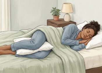 Dormir de barriga para cima ou de lado: qual posição protege a coluna durante a noite?