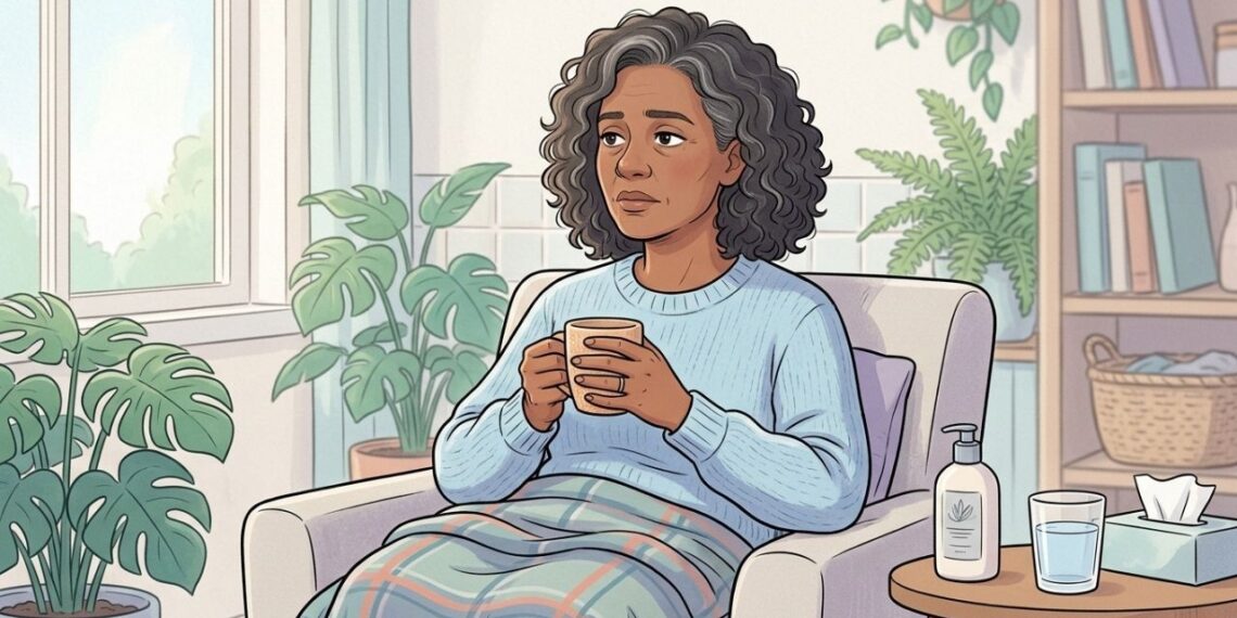 Sentir frio com frequência, ter pele seca e intestino preso pode ser uma pista de que a tireoide está funcionando mais devagar
