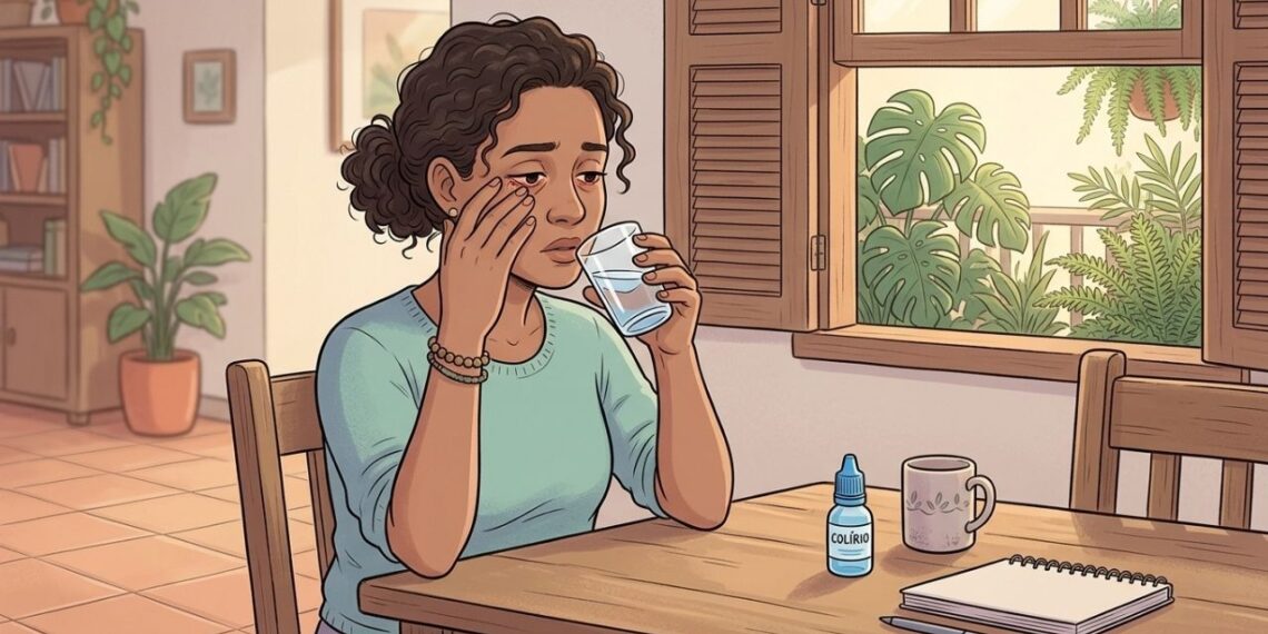 Olhos secos, boca seca e cansaço persistente nem sempre são apenas falta de água: podem ser sinais da doença de Sjögren