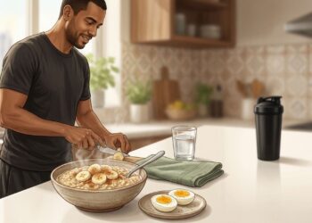Segundo especialistas em alimentação, o ovo cozido com aveia pode substituir com vantagem um shake de proteína industrializado