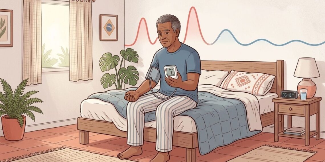 A pressão sobe logo ao acordar e melhora ao longo do dia? Esse pico matinal pode passar despercebido nas medições comuns
