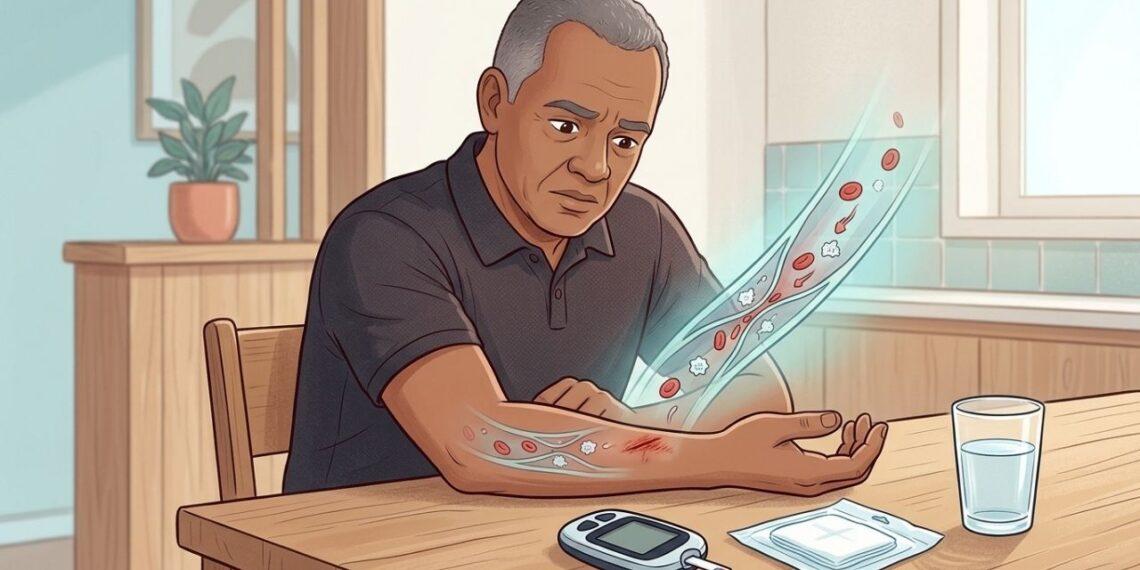 Pequenos cortes demoram a cicatrizar e infecções de pele voltam com frequência? A glicose alta pode estar contribuindo