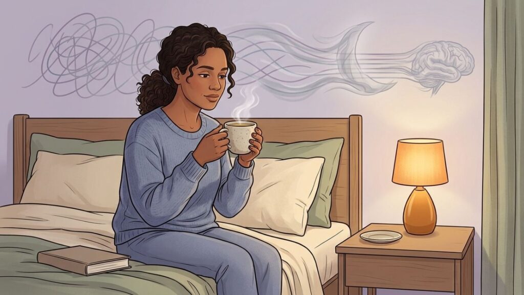 Camomila, erva-cidreira e mulungu ajudam a desacelerar antes de dormir.