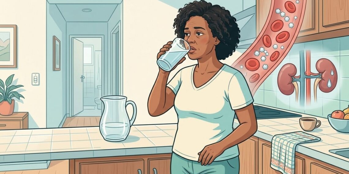 Sede excessiva mesmo bebendo bastante água ao longo do dia não é só calor: pode ser um sinal de diabetes ou alteração renal