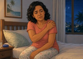 Dor no ombro que piora à noite e atrapalha o sono nem sempre é má posição para dormir: pode ser tendinite