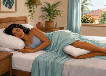 Dormir de lado ou de barriga para cima: qual posição é melhor para a coluna, o refluxo e a qualidade do sono