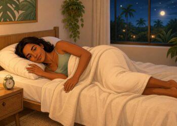 Dormir sobre o lado esquerdo ou o direito: o que muda para o refluxo, para o coração e para a digestão noturna