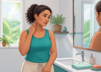 Manchas escuras no pescoço e nas dobras da pele não são falta de higiene e podem ser um sinal visível de resistência à insulina