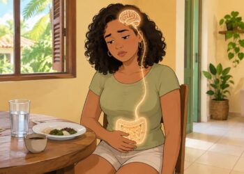 O cansaço crônico nem sempre é falta de sono: às vezes é o intestino inflamado enviando sinais ao cérebro