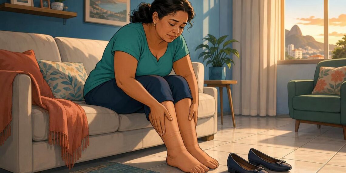 O inchaço persistente nas pernas e nos tornozelos ao fim do dia não é só cansaço acumulado: pode ser um sinal precoce de retenção de líquidos ou má circulação venosa