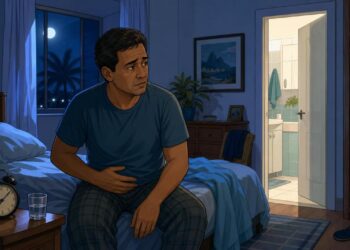 O que realmente significa precisar urinar de hora em hora durante toda a noite