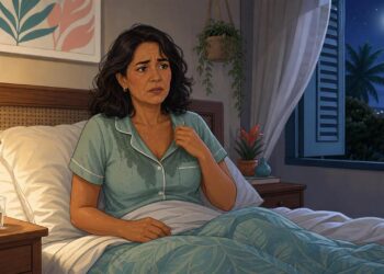 O suor noturno frequente nem sempre é calor ou menopausa: quando tireoide, infecções e medicamentos precisam ser investigados