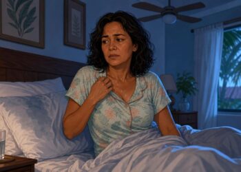 O suor noturno intenso que molha o pijama nem sempre é só calor do quarto: às vezes é o primeiro sinal de alteração hormonal ou queda de glicose durante a madrugada