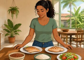 Peixe grelhado ou frango grelhado no dia a dia: o que muda para o colesterol, a saciedade e a massa muscular