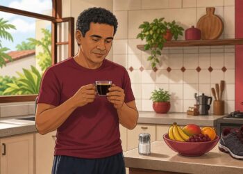 Pressão alta tem mais relação com excesso de sódio e sedentarismo do que com o café em si, diz estudo