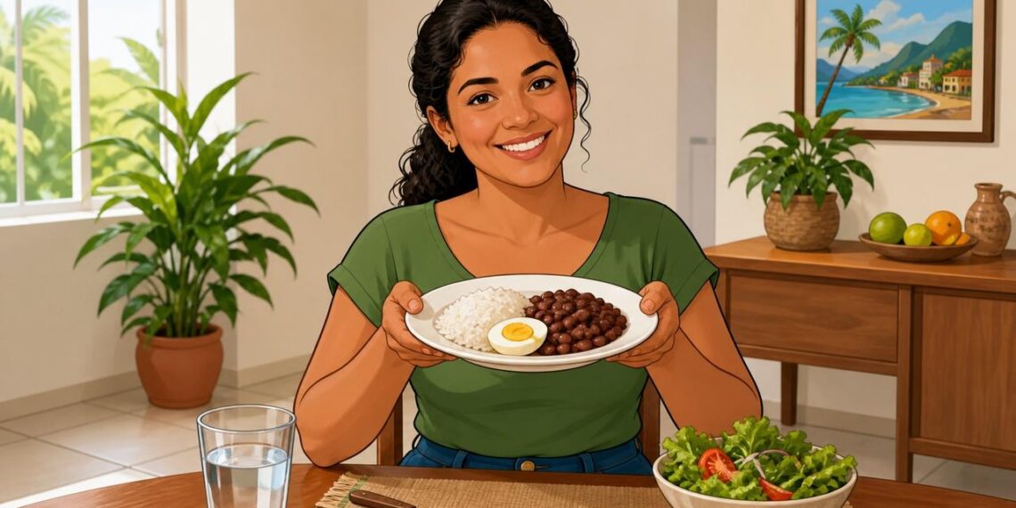 Segundo especialistas em nutrição, a combinação de arroz, feijão e ovo entrega um perfil de aminoácidos comparável ao da carne vermelha