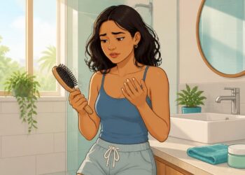 Sentir queda de cabelo aumentada e unhas quebradiças com frequência pode ser um dos primeiros sinais de funcionamento lento da tireoide