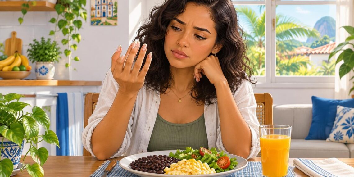 Unhas que descamam, quebram e demoram a crescer podem ser uma pista frequentemente esquecida de ferro baixo e pouca proteína na alimentação