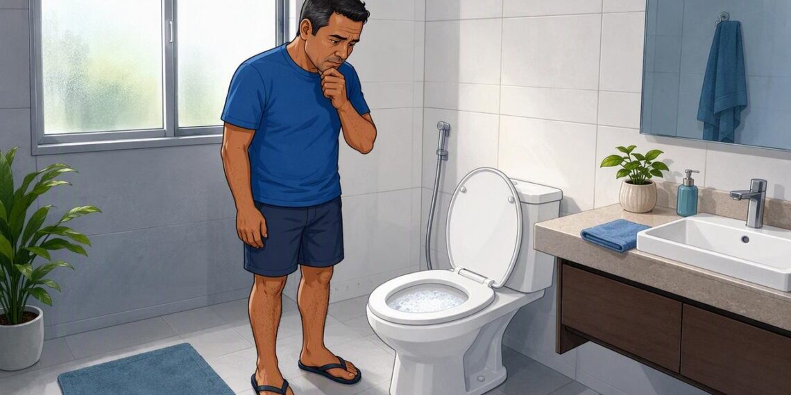 Urinar com espuma frequente no vaso nem sempre é força do jato e pode indicar perda de proteína pelos rins que pede avaliação
