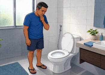 Urinar com espuma frequente no vaso nem sempre é força do jato e pode indicar perda de proteína pelos rins que pede avaliação