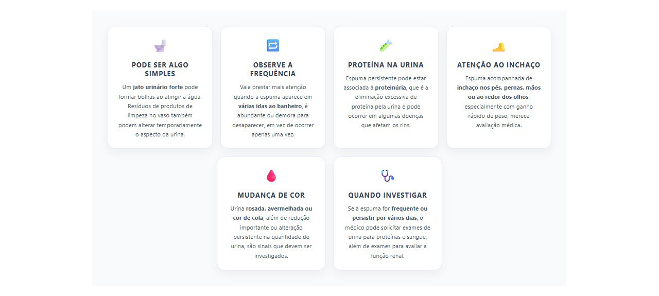 Urina com muita espuma: 6 sinais que indicam quando vale investigar