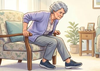 Precisar das mãos para levantar da cadeira pode indicar redução da força e da mobilidade das pernas.
