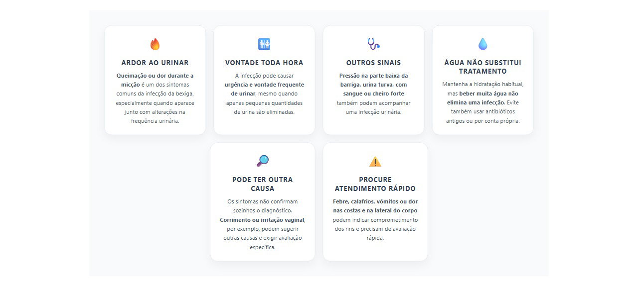 Ardor ao urinar e vontade frequente: sinais que podem indicar infecção urinária