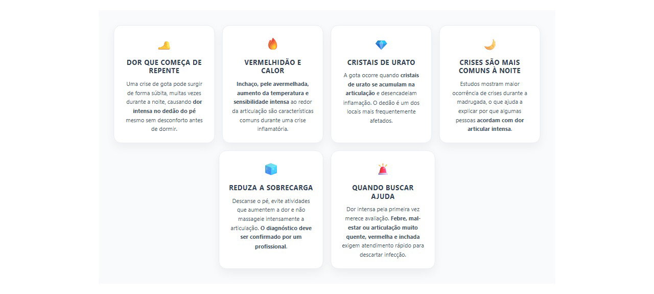 Dedão vermelho e dolorido de madrugada: sinais que podem indicar crise de gota