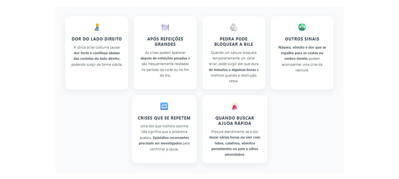 Dor do lado direito da barriga após refeição pesada: sinais que podem indicar pedra na vesícula