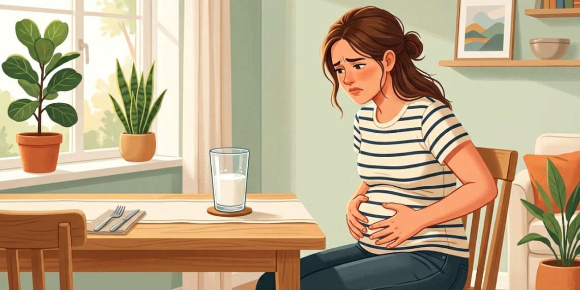 Inchaço, gases e cólicas após consumir leite podem estar relacionados à intolerância à lactose.