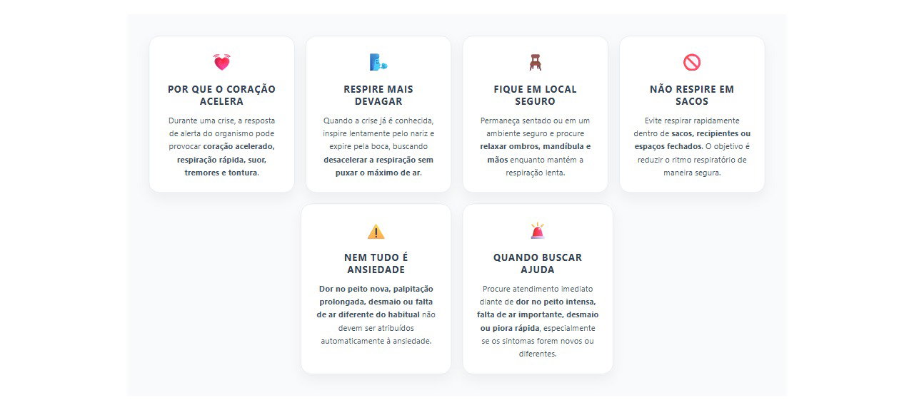 Crise de ansiedade com coração acelerado: como respirar e quando os sintomas exigem atenção