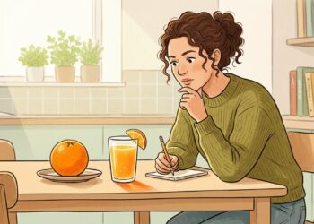 A fruta inteira tende a elevar a glicose mais lentamente do que o suco por preservar mais fibras.