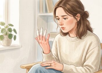 Dedos que ficam brancos no frio e vermelhos ao aquecer podem indicar fenômeno de Raynaud.