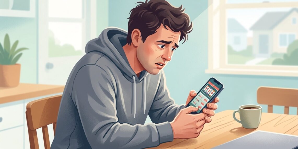 Perda de controle sobre tempo e dinheiro pode indicar um problema com apostas online.