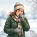 O ar frio e seco pode irritar as vias respiratórias e desencadear tosse em pessoas mais sensíveis.