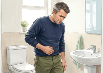 O gotejamento após urinar pode acontecer quando pequenas quantidades de urina permanecem na uretra.