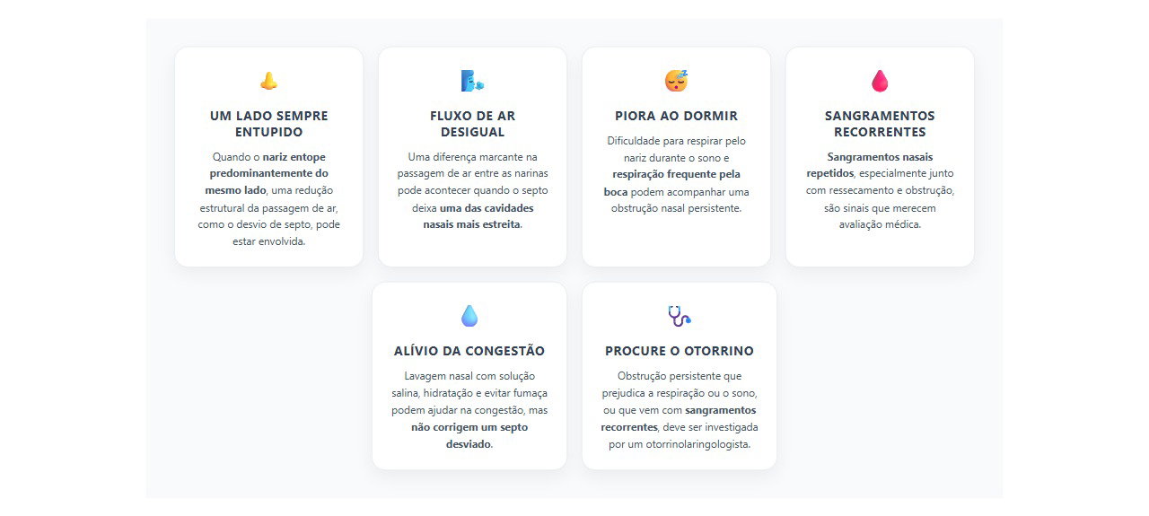 Nariz entupido sempre do mesmo lado: 6 sinais de que o desvio de septo pode estar envolvido