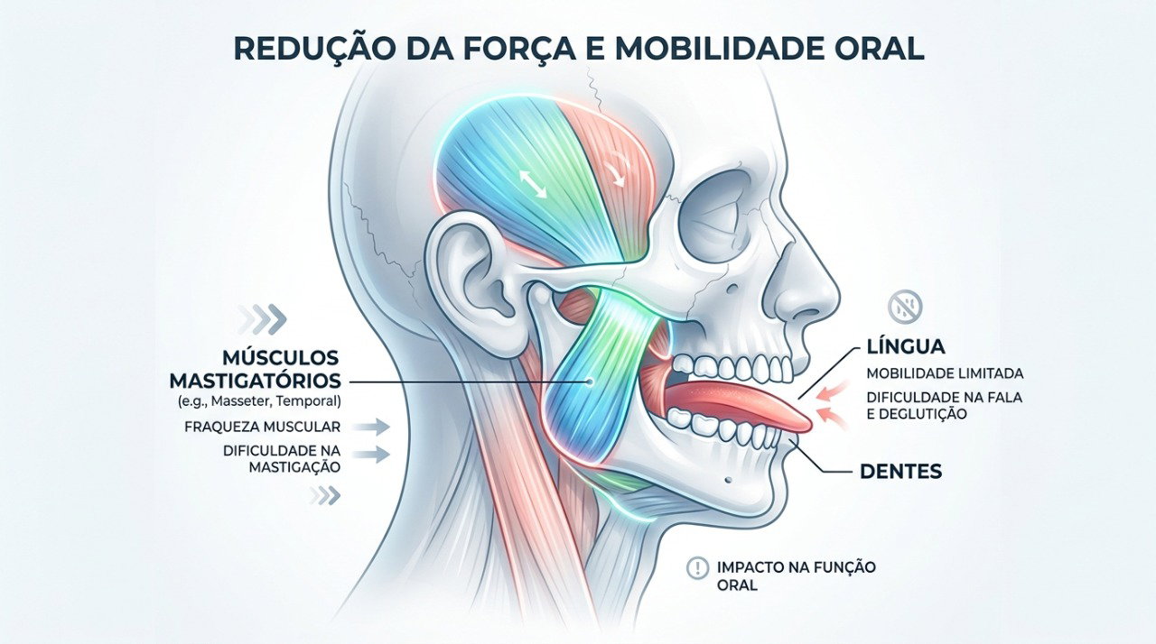 Dentes, língua, saliva e músculos da boca trabalham juntos para uma mastigação eficiente.