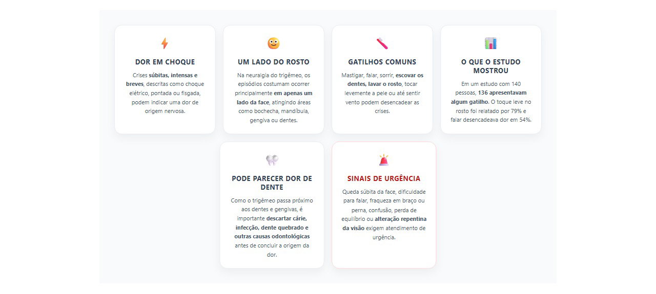 Choque no rosto: 6 sinais de que o nervo trigêmeo pode estar envolvido