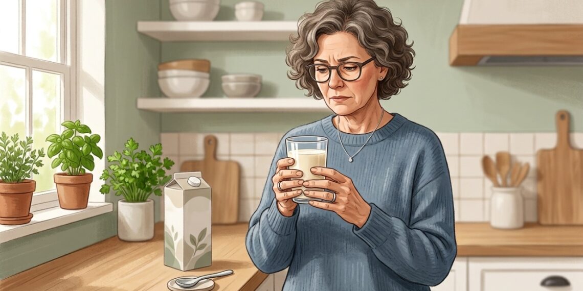 Após os 50, a escolha entre leite e bebida vegetal deve considerar cálcio, proteína e fortificação.