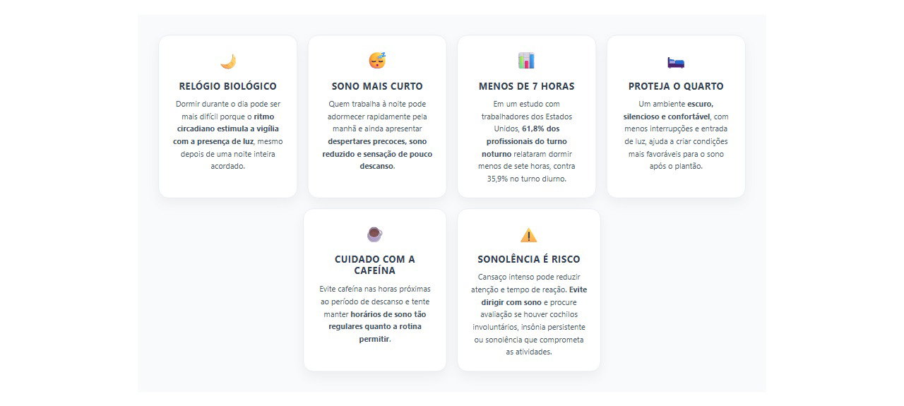 Trabalho noturno e sono: 6 efeitos e cuidados para dormir melhor durante o dia