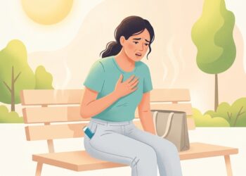 Calor intenso pode agravar falta de ar, chiado e aperto no peito em pessoas com asma.