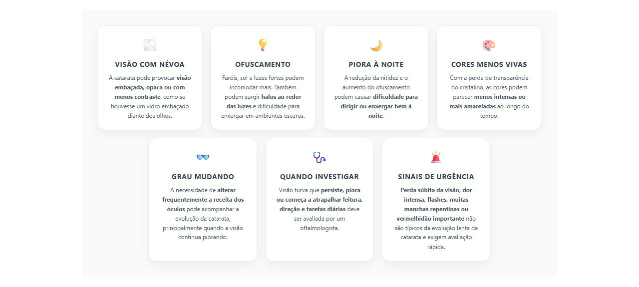 Visão com névoa: 7 sinais que podem indicar catarata