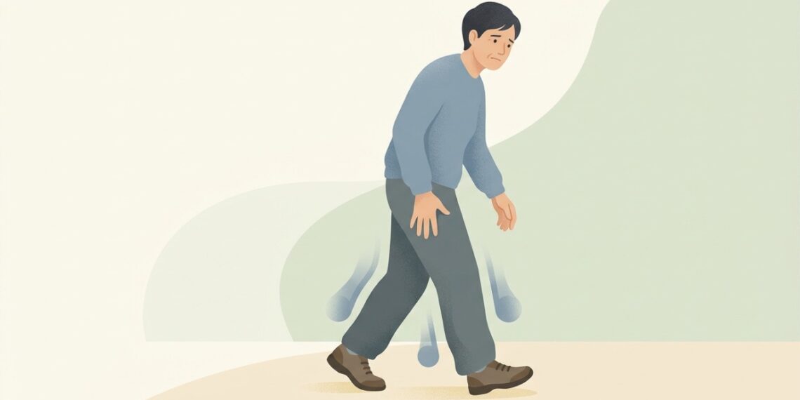 Dor ou peso nas pernas ao caminhar que melhora ao sentar pode estar relacionado à estenose lombar.