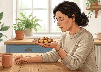 Uma pequena porção de castanhas já concentra gorduras saudáveis, proteínas e bastante energia.