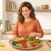 Variar os alimentos vegetais ajuda a oferecer diferentes tipos de fibras e nutrientes ao intestino.
